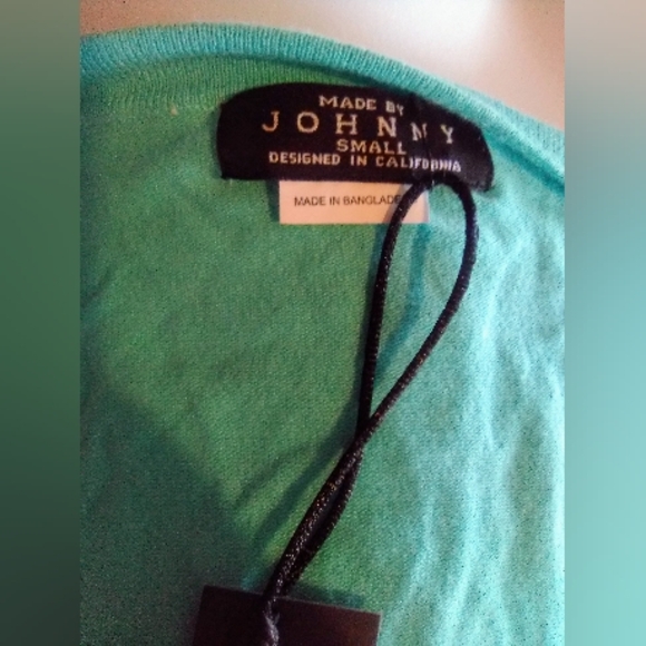 🌺BUNDLE ONLY🌺MADE BY JOHNNY LADIES TURQUOISE SWEATER - Picture 4 of 8